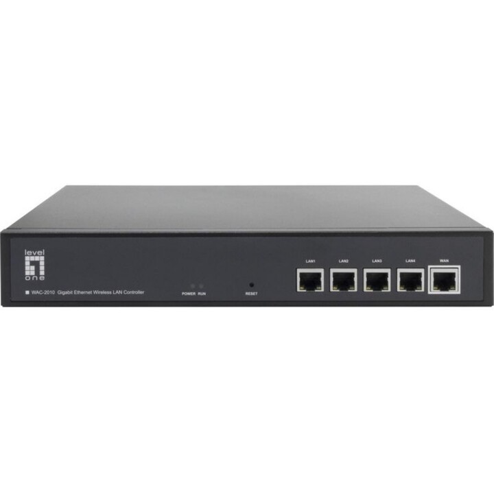 LevelOne WAC-2010 Gigabit Ethernet Wireless LAN Controller, Gestiona hasta 128 APs 1x WAN