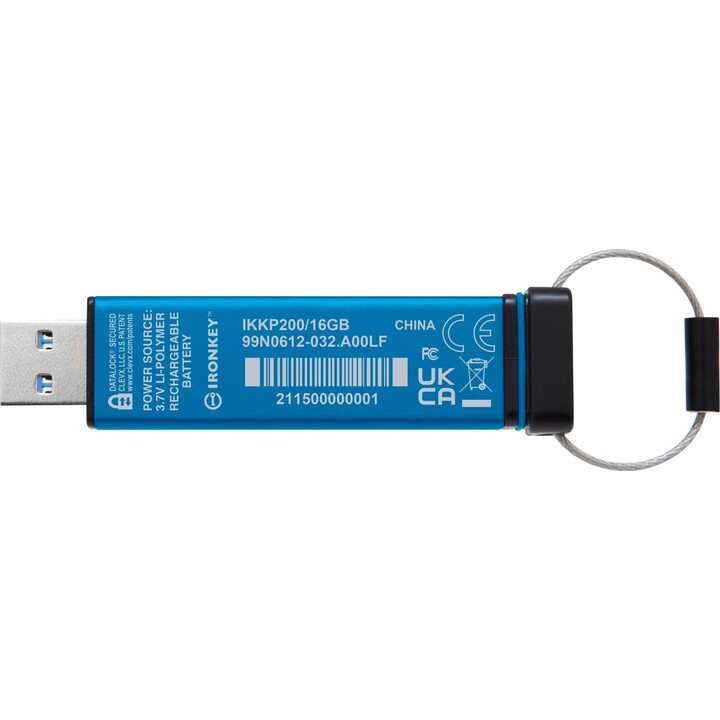 Kingston Ironkey Keypad 200 16 Gb Pendrive, Ikkp200/16gb