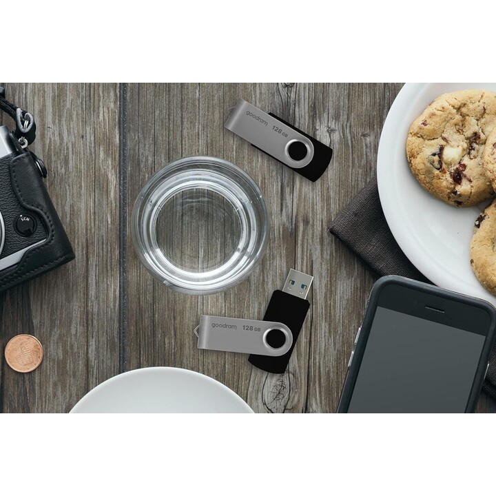 Goodram - USB-Stick 128 GB USB 3.0 Twister Schwarz (UTS3-1280K0R11)