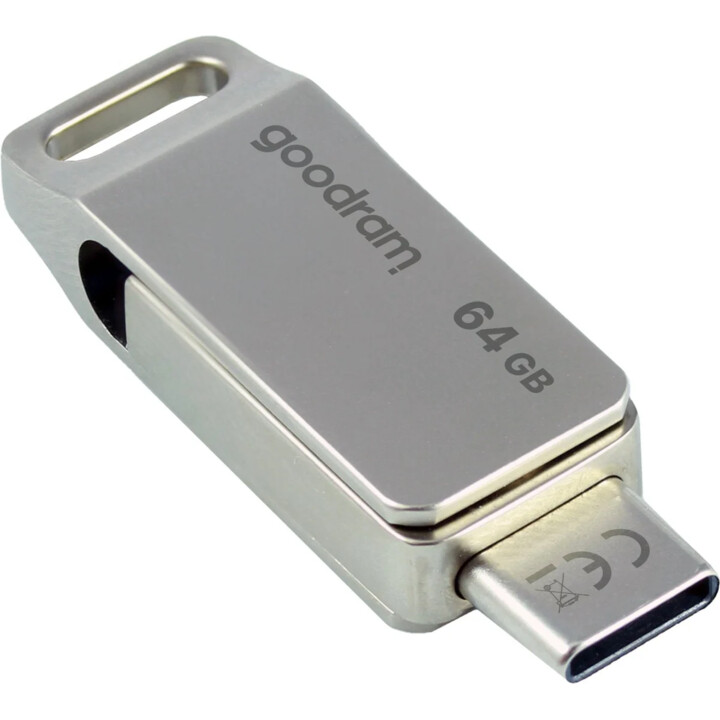 Clé USB GoodRam ODA3-0640S0R11 Argent 64 Go
