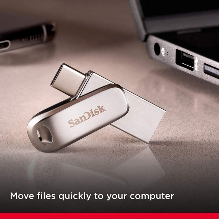 SanDisk Ultra Dual Drive Luxe 256 GB USB-C 150 MB/s Pendrive