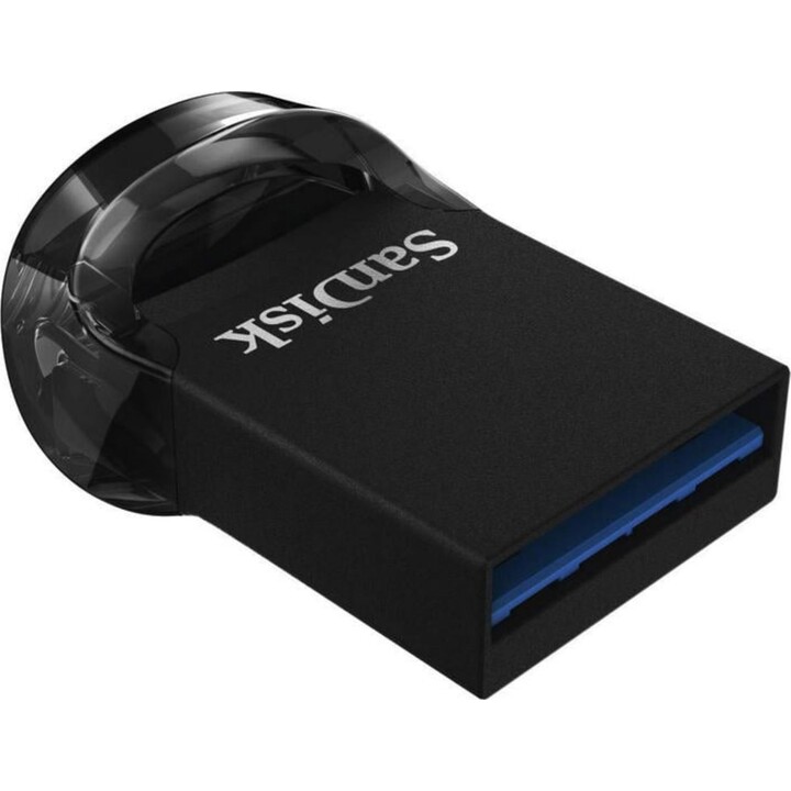 Sandisk Ultra Fit Pendrive 256GB USB 3.1 Capless, black