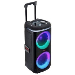 Altavoz bluetooth trolley aiwa kbtus-480 bt 5.2 40w rms bateria tws fm usb tf mic rgb negro