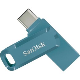 SanDisk Ultra Dual Drive Go 64GB USB Type-C Flash Drive, Blue