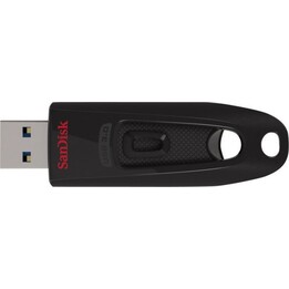 Unità flash Sandisk Cruzer Ultra USB 3.0 da 16 GB, nera, velocità di lettura fino a 80 MB/s