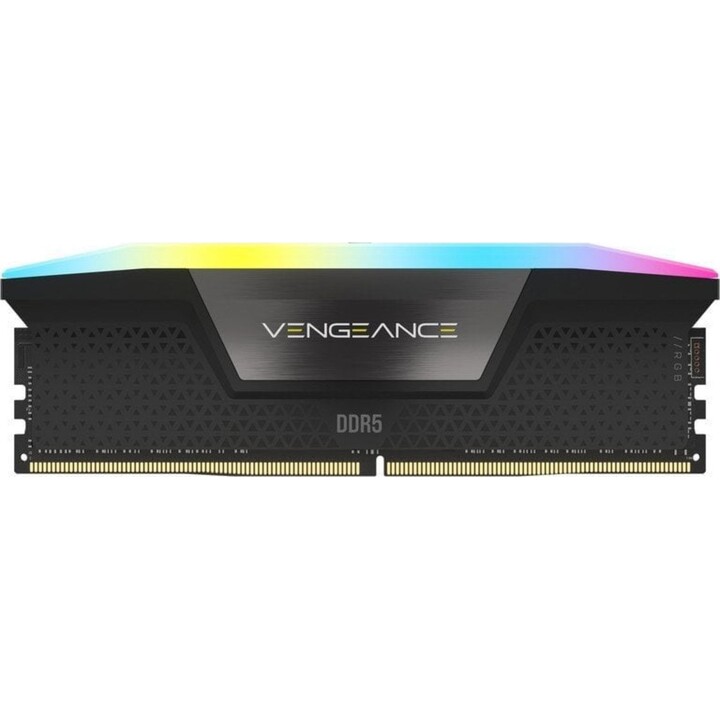 Corsair Vengeance RGB DDR5 6000MHz PC5-48000 64 GB 2x32 GB CL30 RAM Memoria Nero