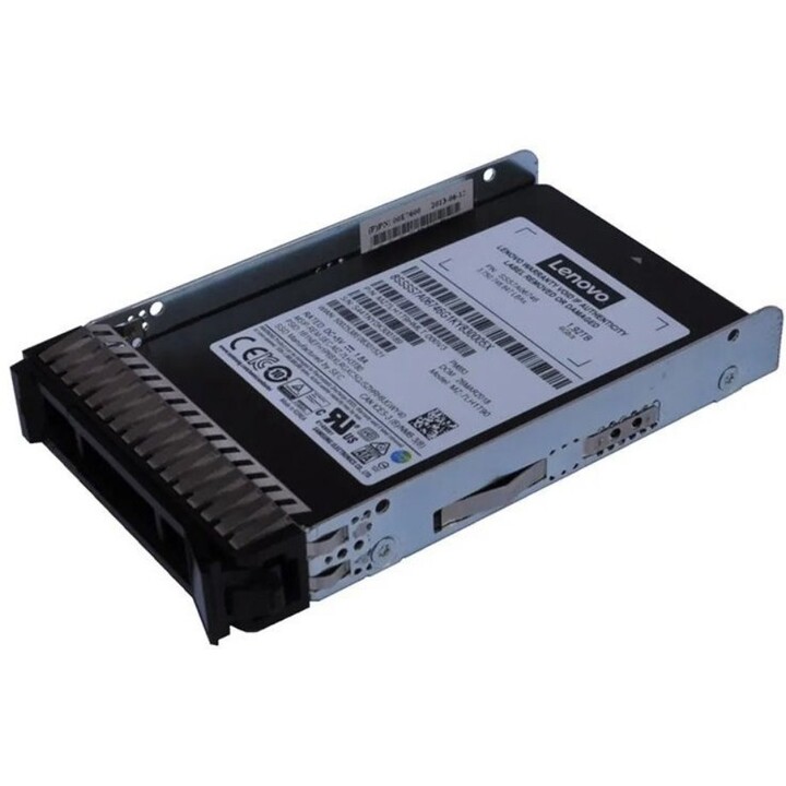 Lenovo ThinkSystem Multi Vendor 3,84TB 2,5" SATA 6Gb/s SSD de troca a quente com leitura intensiva, TLC 486/459 MB/s