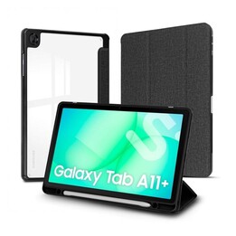 Custodia Subblim Clear Shock per Samsung A11+/ Nero