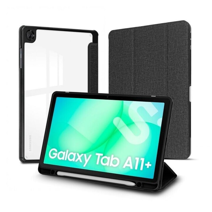 Capa protetora Subblim Clear Shock para Samsung A11+/ Preta