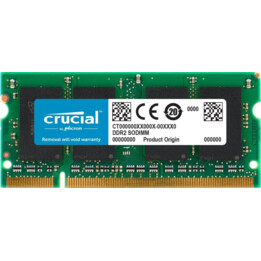 Crucial CT12864AC667 - 1 GB de RAM (DDR2, 667 MHz, PC2-5300, SODIMM, 200 pinos)
