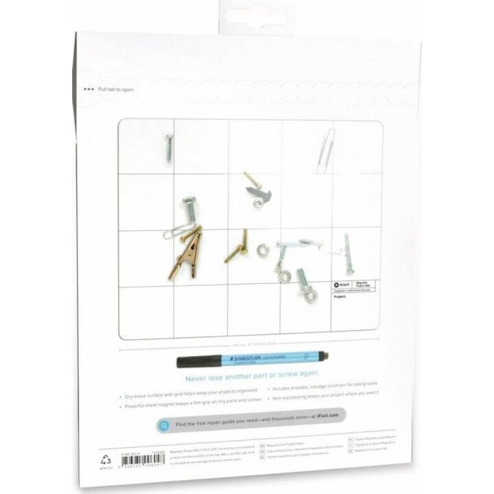 iFixit Pro Magnetic Project Mat Blanco