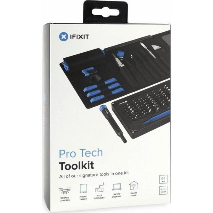 iFixit Pro Tech Toolkit, Schwarz, Blau