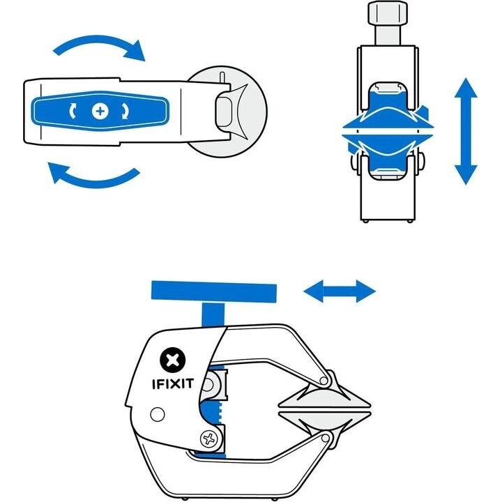 iFixit EU145513-2 Kit de reparación antipinzamiento, negro, azul