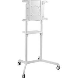 Peerless AV TRVT-FLIP2 Mobiler Wagen drehbar für vertikales und horizontales Format für 139,7 cm, 55" und 165", Weiß