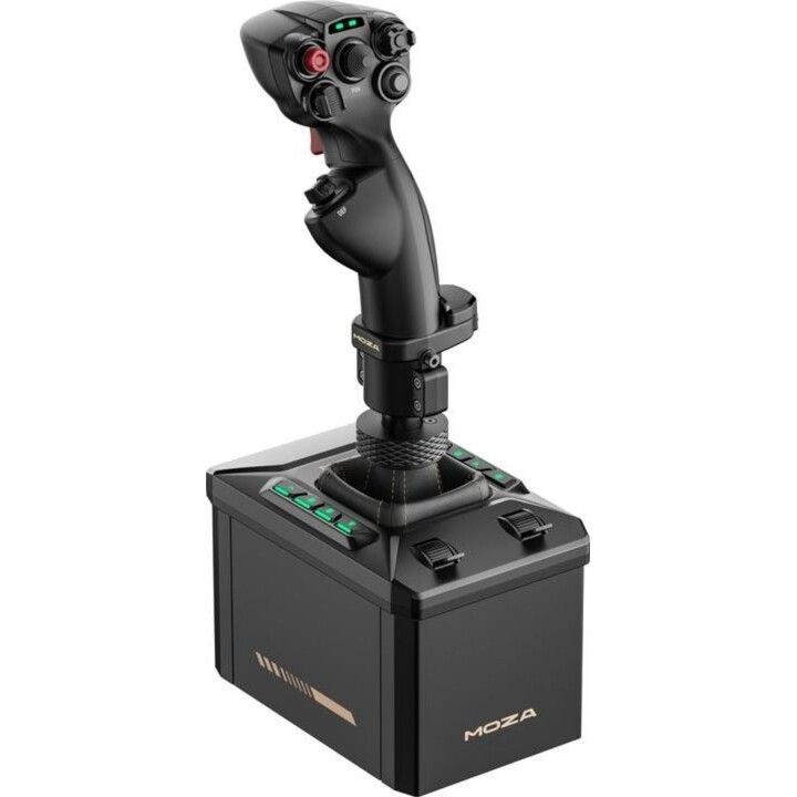Moza AB6 Bundle (Pack) Base + Flight Control Joystick, Black