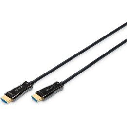 Digitus Cable de fibra óptica HDMI AOC 4K 20 m, negro