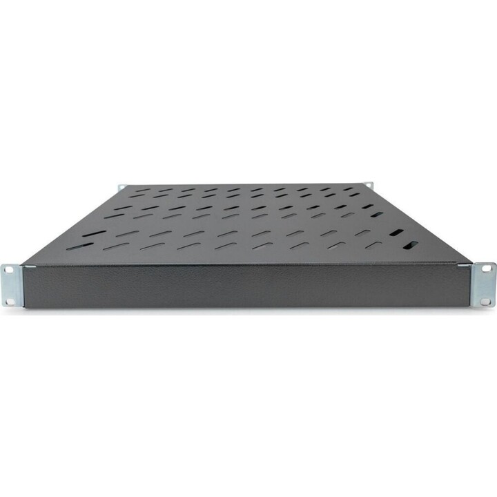 Digitus Shelf, Variable depth, For fixed installation, 19", 1U, Load capacity 50 kg, For network and server cabinets, From 600 m