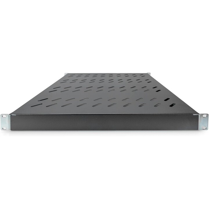 Digitus Estante, Profundidad variable, Para instalación fija, 19", 1U, Capacidad de carga 50 kg, Para armarios de red y servidor