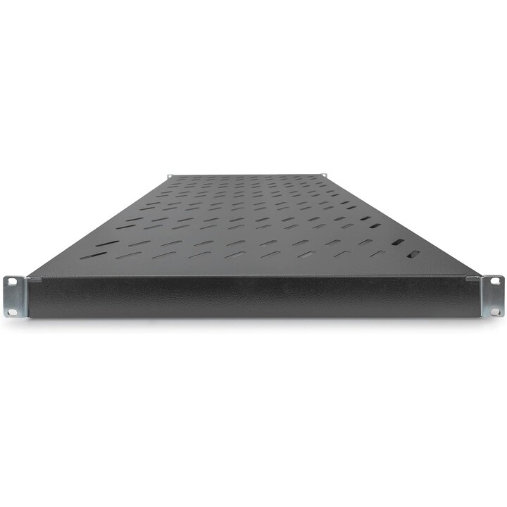 Digitus Estante, Profundidad variable, Para instalación fija, 19", 1U, Capacidad de carga 50 kg, Para armarios de red y servidor