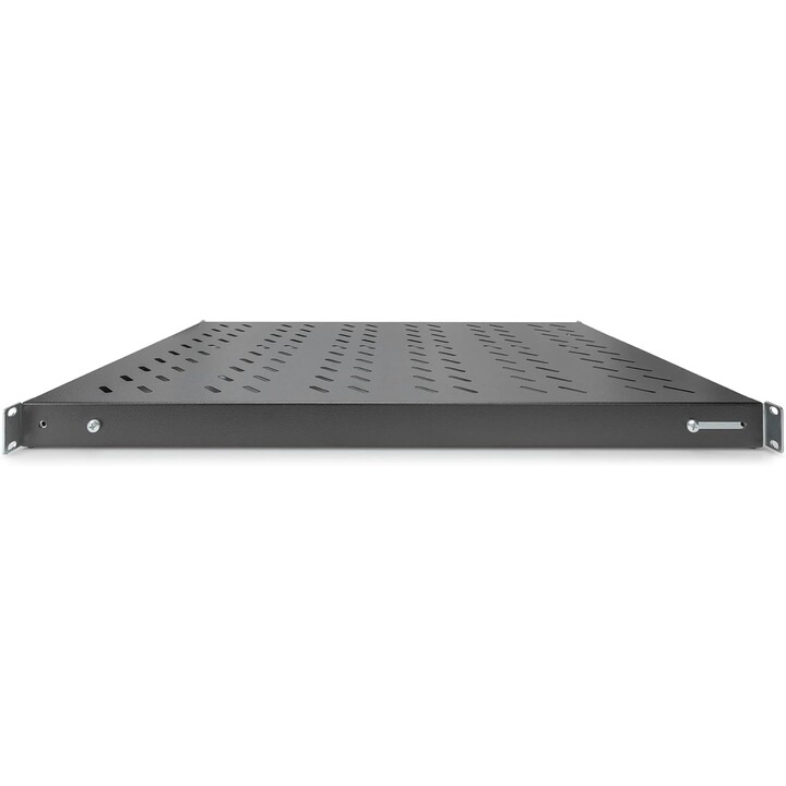 Digitus Estante, Profundidad variable, Para instalación fija, 19", 1U, Capacidad de carga 50 kg, Para armarios de red y servidor