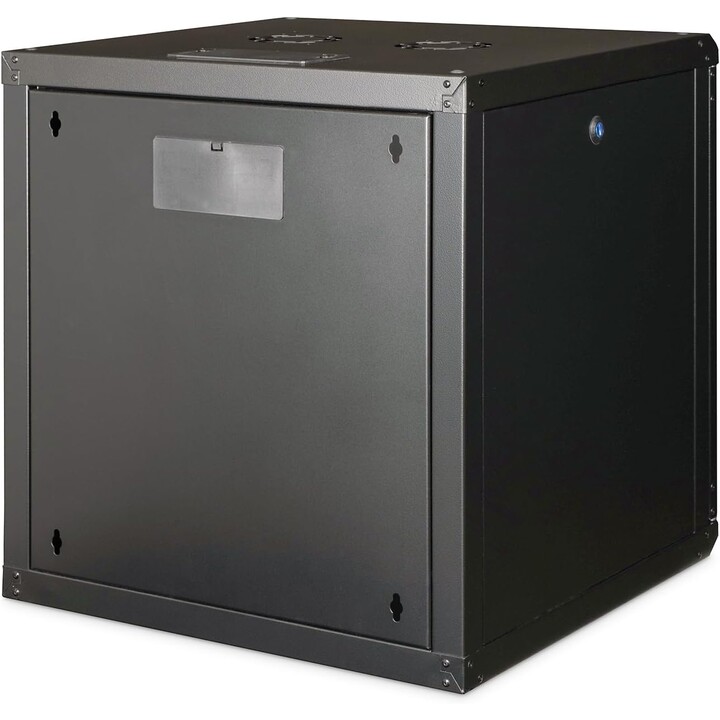 Armário de rede Digitus, rack de 19 polegadas, 12U, montagem na parede, 600 mm de profundidade, 100 kg de capacidade de carga, s