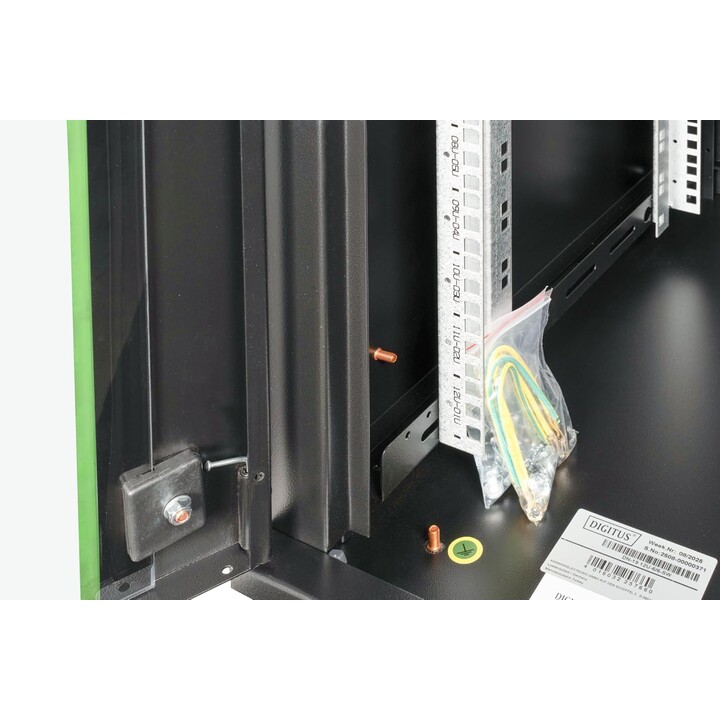 Armário de rede Digitus, rack de 19 polegadas, 12U, montagem na parede, 600 mm de profundidade, 100 kg de capacidade de carga, s