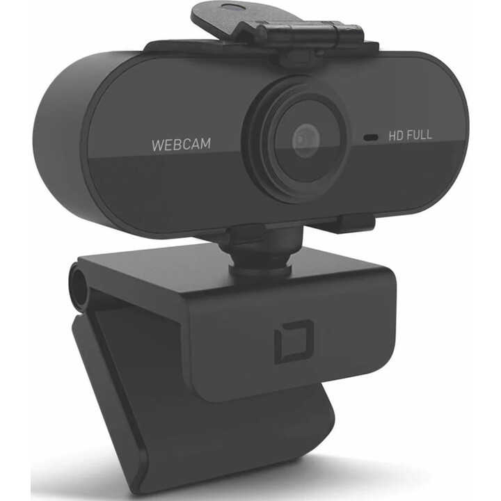 Dicota cámara web Pro Plus Full HD 1080p 1920 x 1080 Pixeles USB 2.0, negra