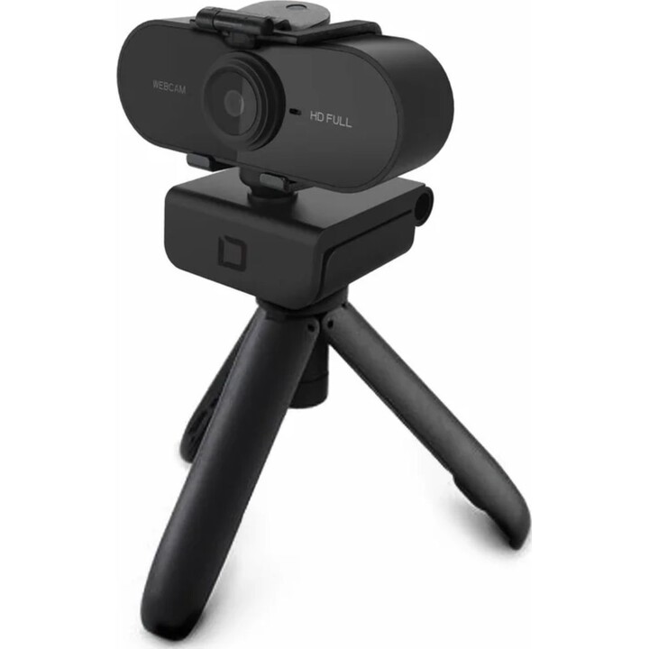 Dicota cámara web Pro Plus Full HD 1080p 1920 x 1080 Pixeles USB 2.0, negra