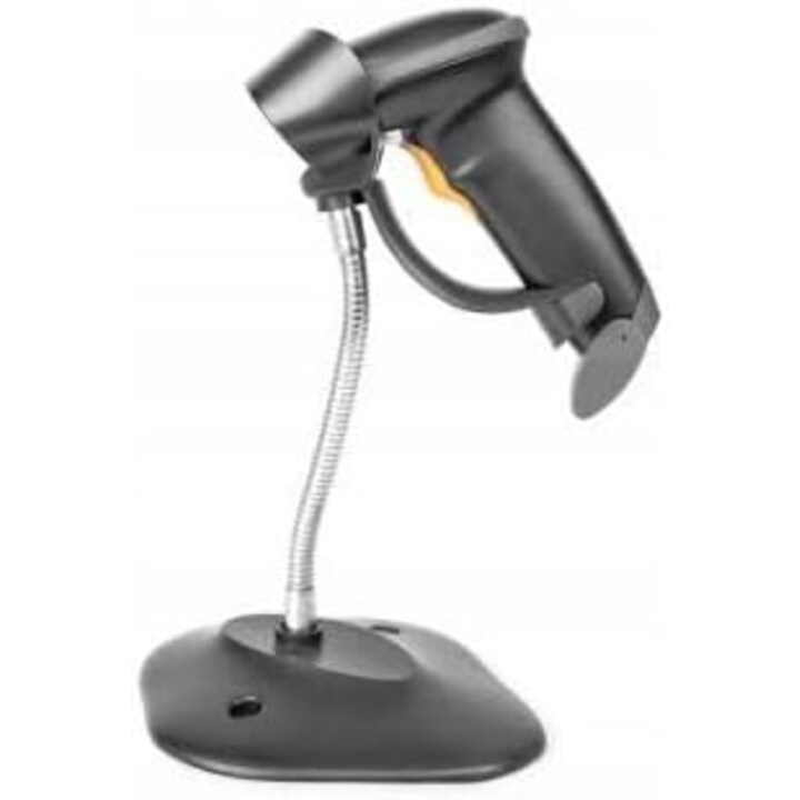 Digitus 2D Scanner, bidirectional, 200 scans, 10 cm scanning distance, 2 m USB cable, RJ45, IP54, Black/Gray