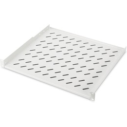 Digitus Shelf for permanent attachment to 483 mm (19 inch) cabinets - DN-97614, 15 kg, from 600 mm, gray