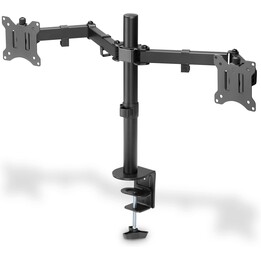 Digitus Monitorständer, 2 Monitore bis zu 32", 3X 8 kg, VESA 75x75, 100x100 Schwarz