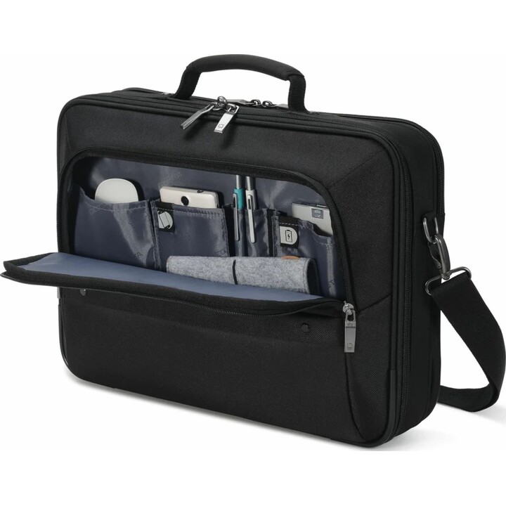 Pasta para laptop Dicota Eco Multi Plus Select Bolsa de ombro de 39,6 cm (15,6"), preta