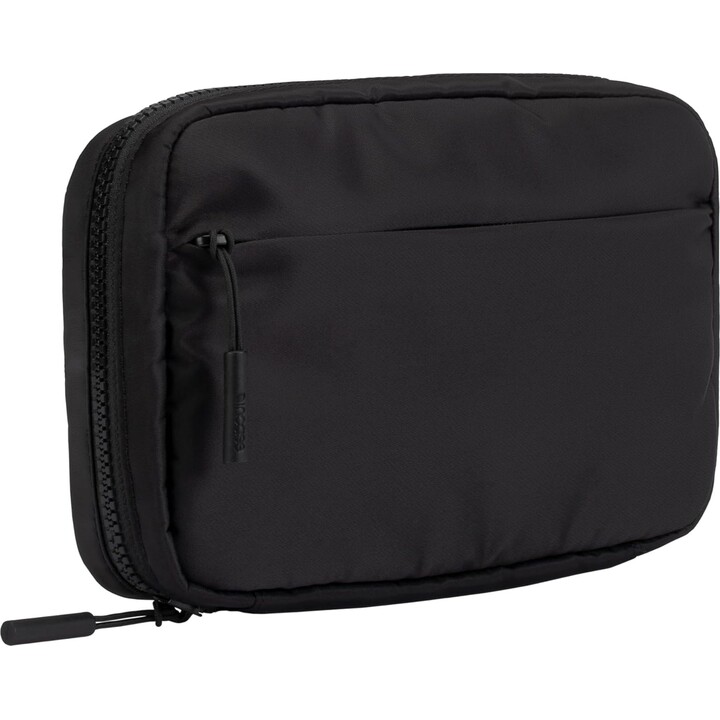 Borsa organizer per accessori Incase in nylon, nera, ecopelle