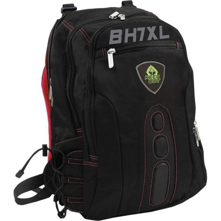 Keep Out BK7RXL Mochila Gaming para Portátil hasta 17" Negro/Rojo