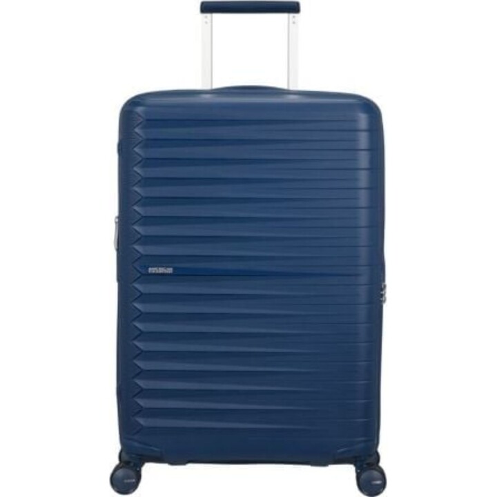 Maleta American Tourister FastForward Spinner 68cm 4 ruedas TSA Azul Marino Expansible