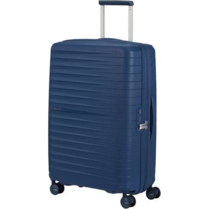 Maleta American Tourister FastForward Spinner 68cm 4 ruedas TSA Azul Marino Expansible