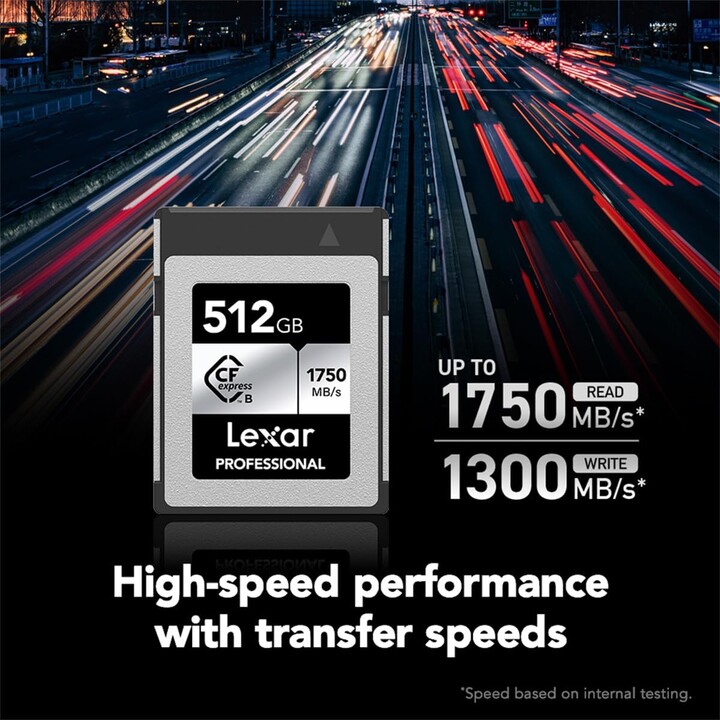 Lexar Lcxexsl512g-rneng Mémoire Flash 512 Go Cfexpress Type B