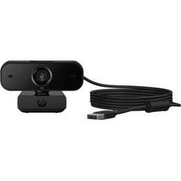 Webcam HP 430 FullHD 1080p certificata per zoom e compatibile con Chromebook Nera