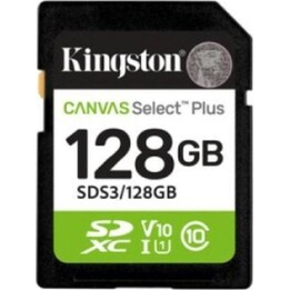 Carte Kingston Canvas Select Plus 128 Go SDXC Classe 10 UHS-I 150 Mo/s