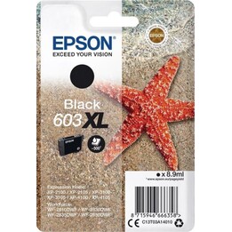 Epson 603XL, 4ML, Starfish, cartuccia d'inchiostro, nero