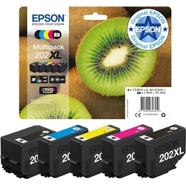 Epson T02G740 Multipack 202XL, 47.2ML, Tinteiro, Multicor, Kiwi