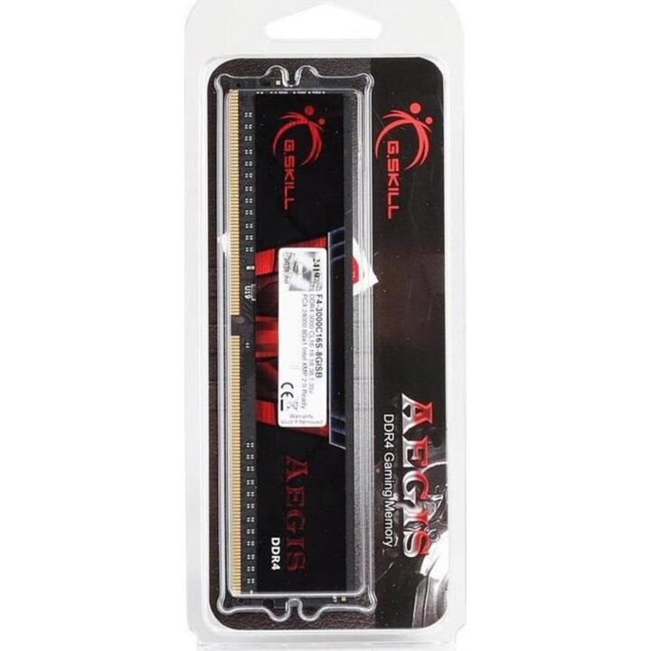 G.Skill DDR4 16GB PC 3000 Aegis F4-3000C16S-16GISB 1x16GB