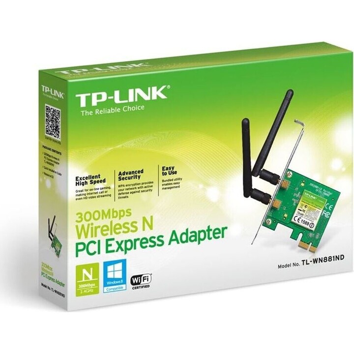 TP-LINK TL-WN881ND Interne WLAN 300 Mbit/s