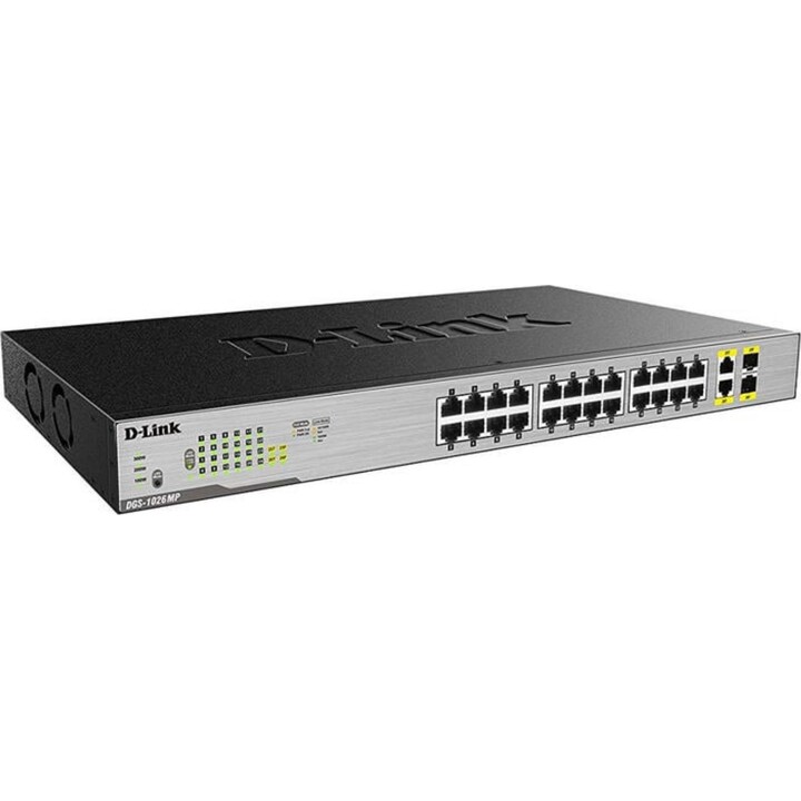 Commutateur Gigabit 26 ports D-Link DGS-1026MP
