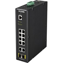 Switch D-Link DIS-200G-12S Gigabit de 10 portas com 2 portas SFP