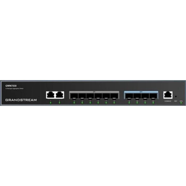Grandstream Networks GWN7830 Gigabit Ethernet (10/100/1000) Layer 3 Managed Switch, Gray
