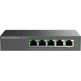 Grandstream GWN7700P PoE Switch - 5 Gigabit Ports, 4 PoE, 60W
