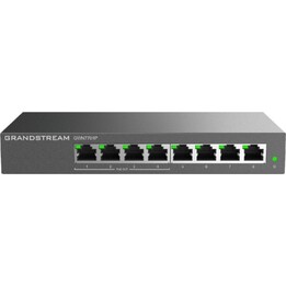 Grandstream GWN7701P Switch 8x GbE, 4x PoE/PoE+, 60 W, montaggio a parete/scrivania, metallo