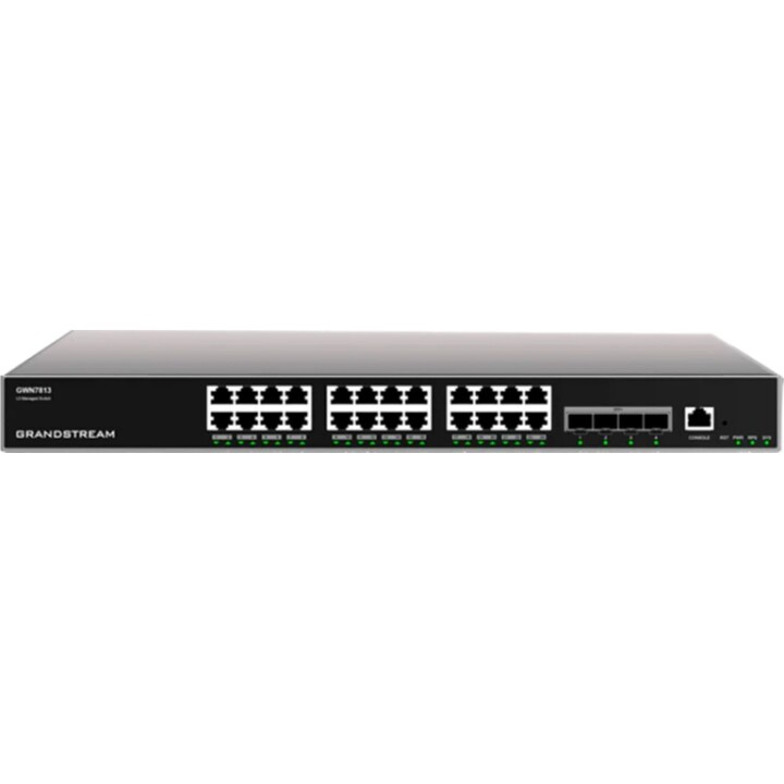 Grandstream Manageable Switch L3, x24Gb, x4 SFP+. 