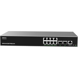 GRANDSTREAM GWN7811 Conmutador de capa gestionado 3. puertos: 8X GbE RJ45, 2X SFP+, marca sin ventilador